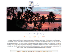 Tablet Screenshot of lomalagi.com